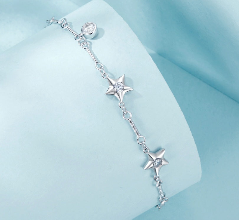 Gemstone Star Bracelet