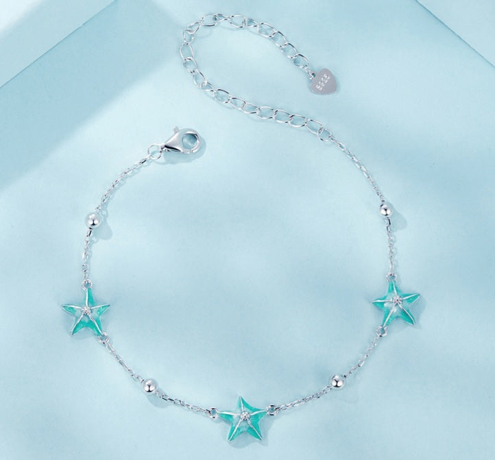 Blue Starfish Bracelet