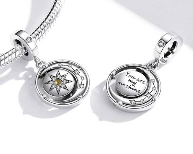 Sun & Moon Bracelet Charm