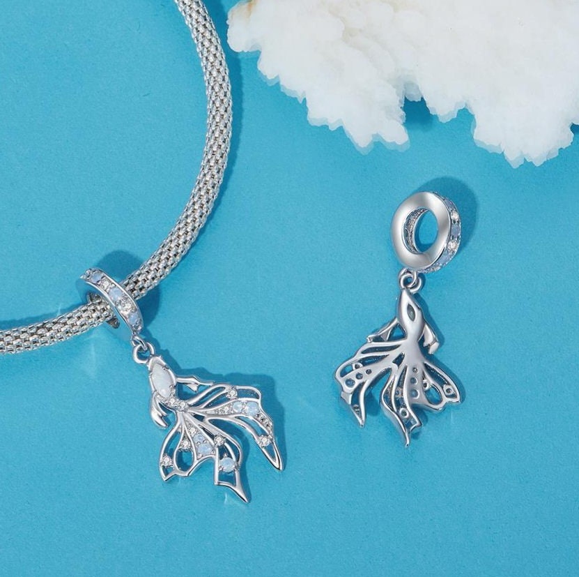 Japanese Fighter Fish Bracelet Charm