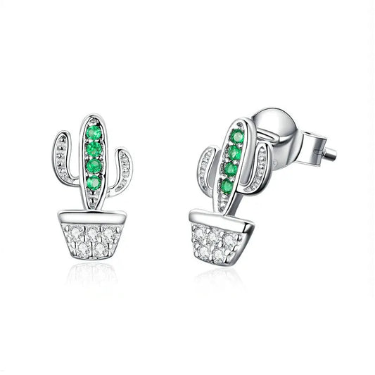 Diamante Cactus Earrings