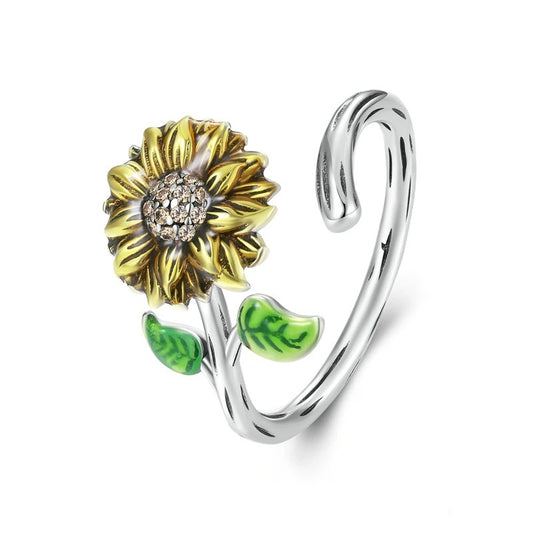 Large Sunflower Ring