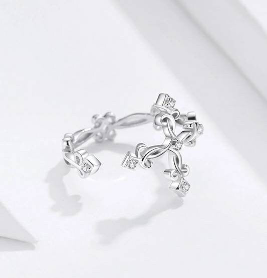 Silver Cross Ring