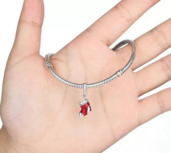 Christmas Stocking Bracelet Charm