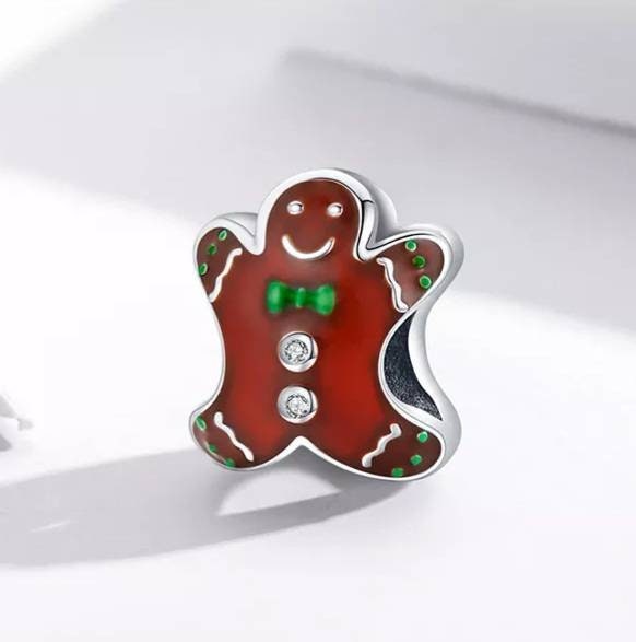 Gingerbread Man Bracelet Charm