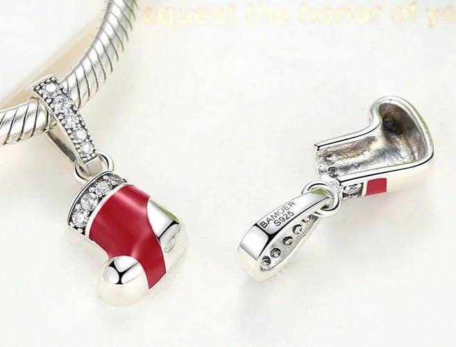 Christmas Stocking Bracelet Charm