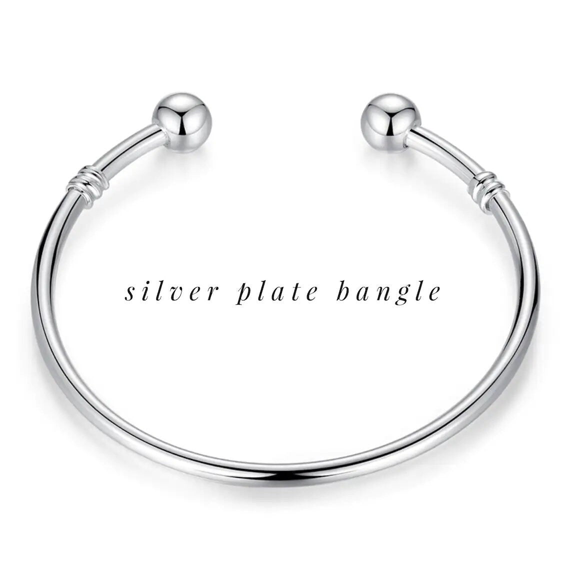 Silver Forget Me Not Bracelet Charm